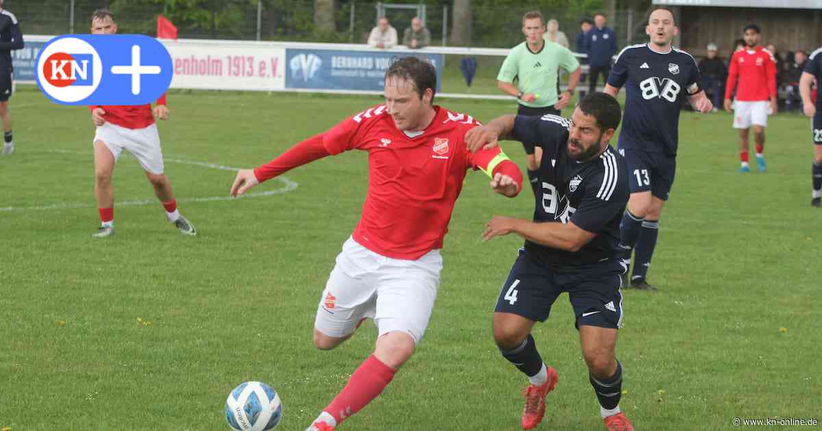 Polster groß genug: Zehn Spieler des TuS Hartenholm verteidigen Vorsprung gegen SV Eichede II