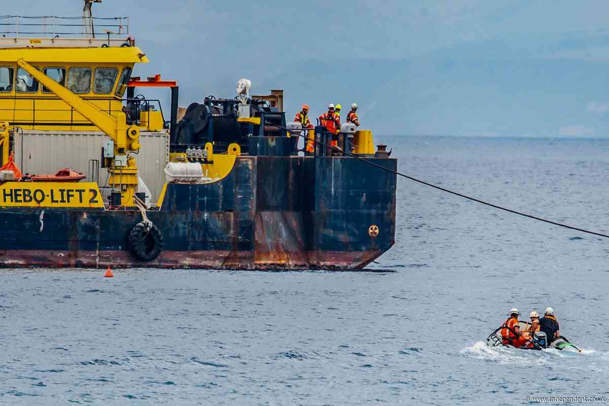 Mike Lynch: Experts start difficult recovery of tragic superyacht that sank off Sicily