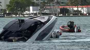 Horror as $4.5M influencer-laden yacht SINKS off Miami... after glam women made a rookie maritime error
