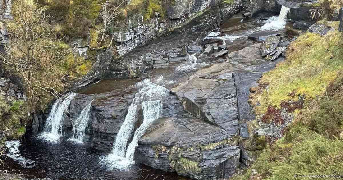 Hauntingly beautiful waterfall gorge no one ever visits in North Wales