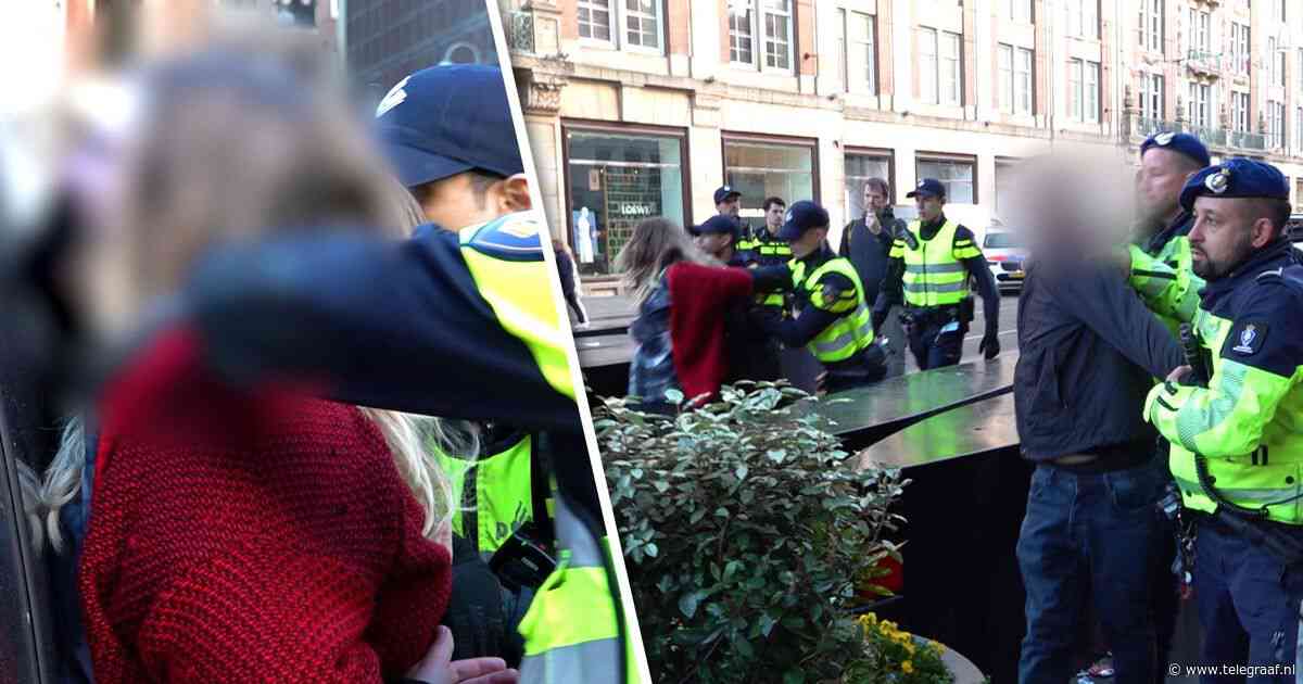 Arrestaties op de Dam na 2 minuten stilte