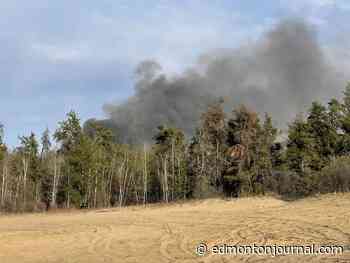 Large wildfire in Sturgeon County prompts state of emergency declaration