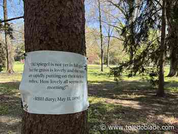 Tree signs offer insights into life at President Hayes&#39; estate
