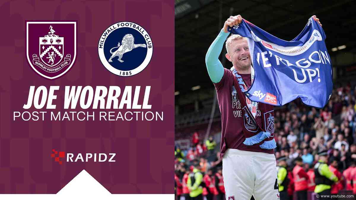 Worrall Thanks The Players And Backroom Staff | REACTION | Burnley 3 - 1 Millwall