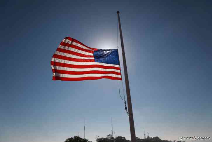 US, state flags to fly at half staff through Sunday: Here's why