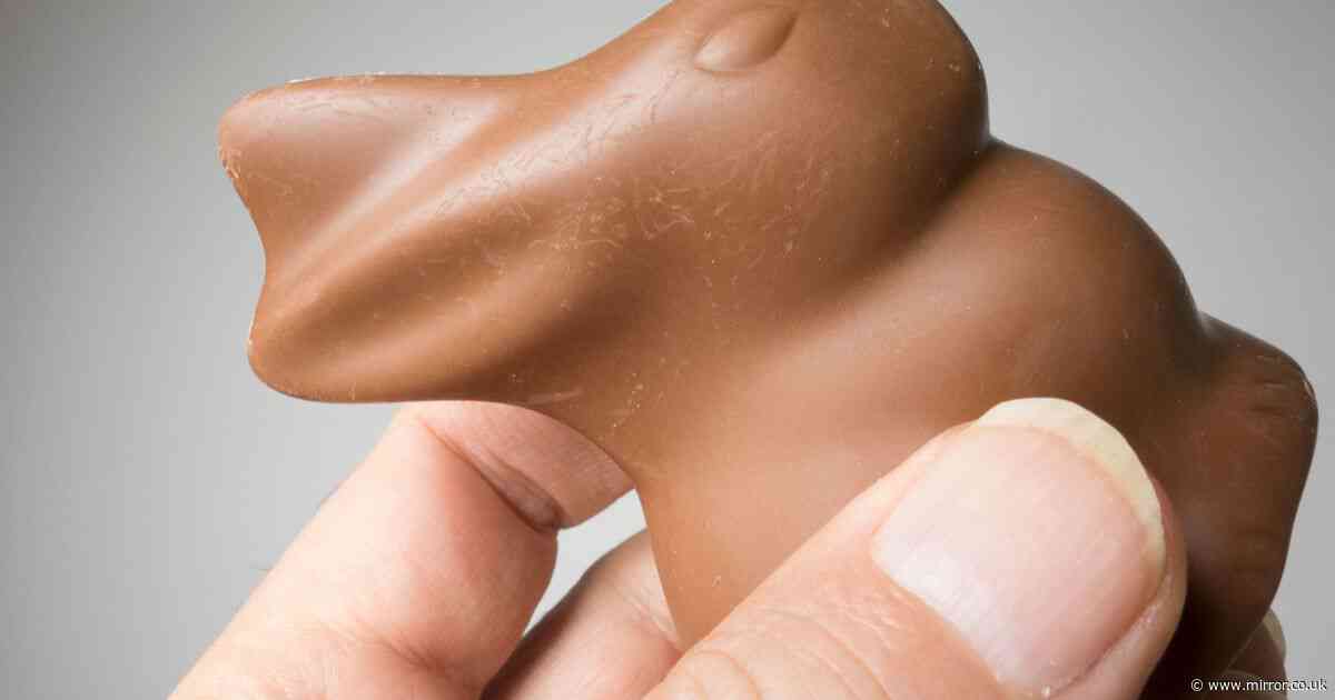 Woman's horror find as she muches on Cadbury's chocolate Easter bunny