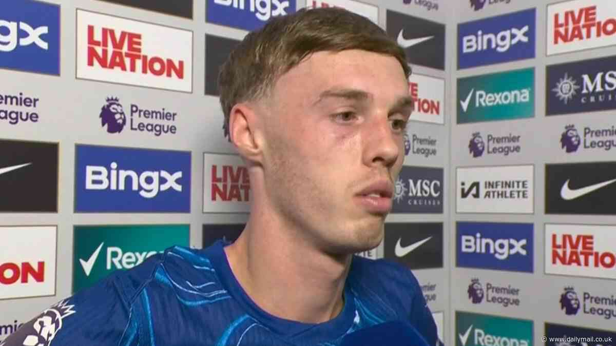 Cole Palmer fires back at 'idiots' and swears in live Sky Sports interview having finally ended his goal drought in Chelsea's win over Liverpool