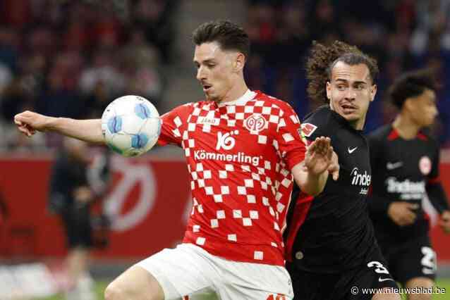 Arthur Theate en invaller Michy Batshuayi pakken met Frankfurt punt tegen Mainz en blijven op Champions League-koers