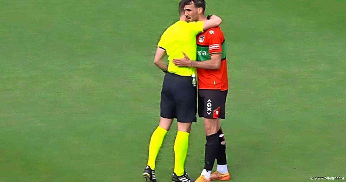 Danny Makkelie na emotionele avond in Nijmegen: ’Ik gaf hem een omhelzing, puur op gevoel’