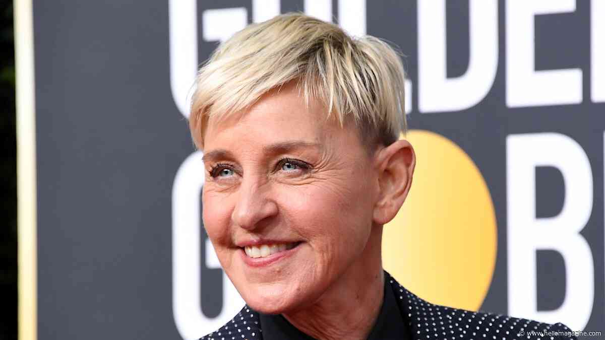Ellen DeGeneres looks unrecognizable without signature blonde hair at sweeping $18m UK farm estate — watch