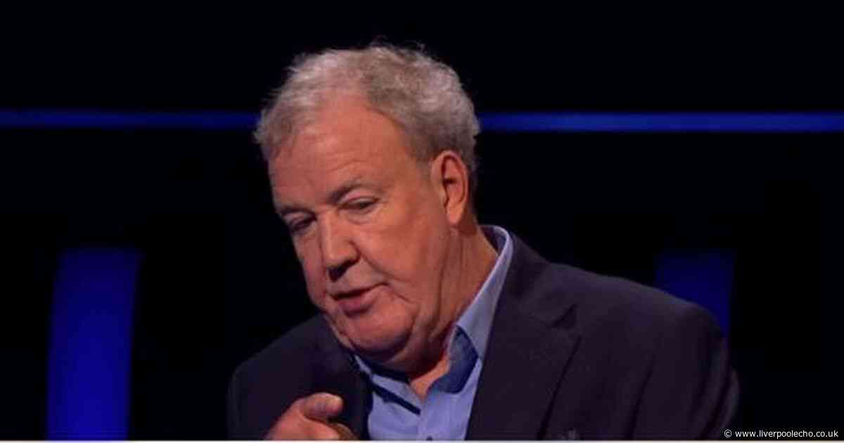 Who Wants To Be A Millionaire's Jeremy Clarkson taken aback by 'illegal' admission