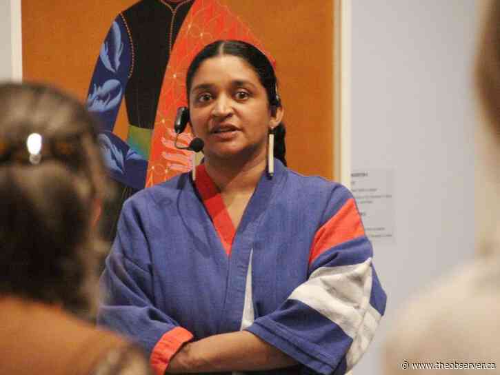 Futures exhibition artist talks resilience, pain at Sarnia gallery visit
