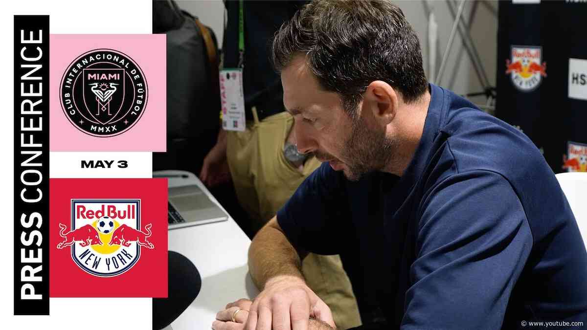 Sandro Schwarz | Postmatch Press Conference | New York Red Bulls vs. Inter Miami CF