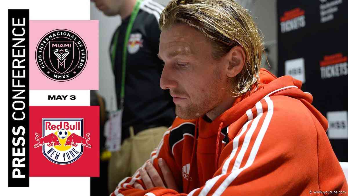 Emil Forsberg | Postmatch Press Conference | New York Red Bulls vs. Inter Miami CF