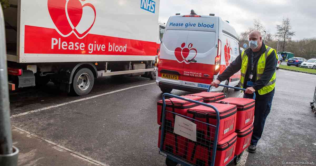 Urgent NHS blood donor appeal in worst shortage ever - full list of areas in need