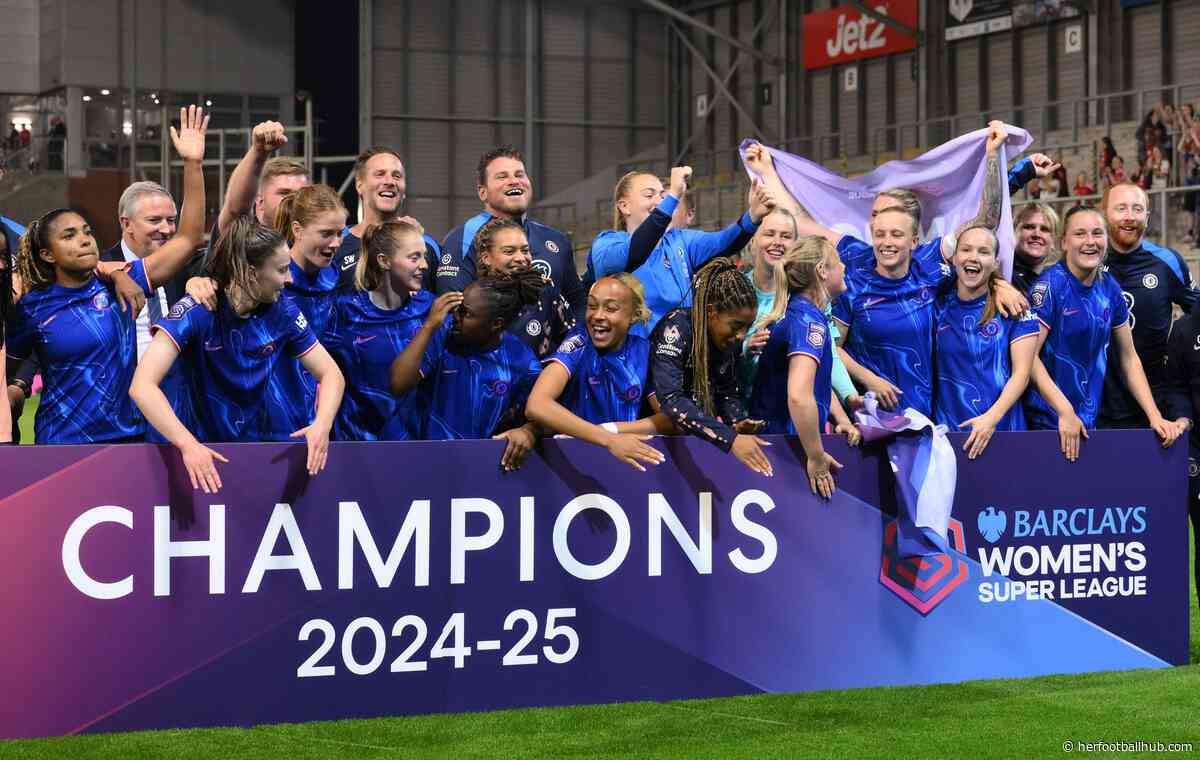 WSL champions Chelsea one match away from record-breaking invincible season