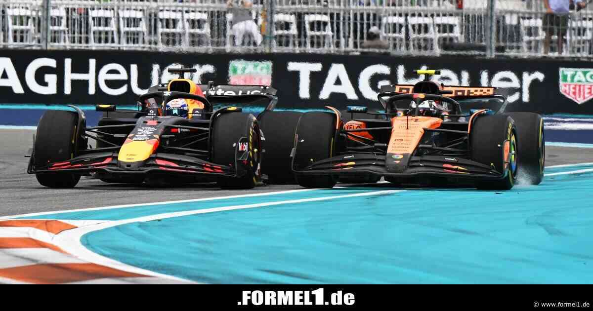 Norris nach Miami-Duell: Verstappen fährt "nicht sehr smart"