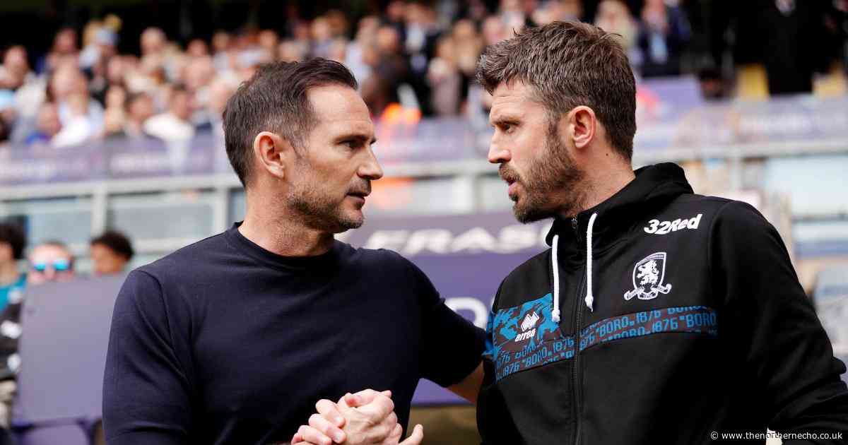 Frank Lampard's 'context' claim as Michael Carrick's Boro future is called into doubt