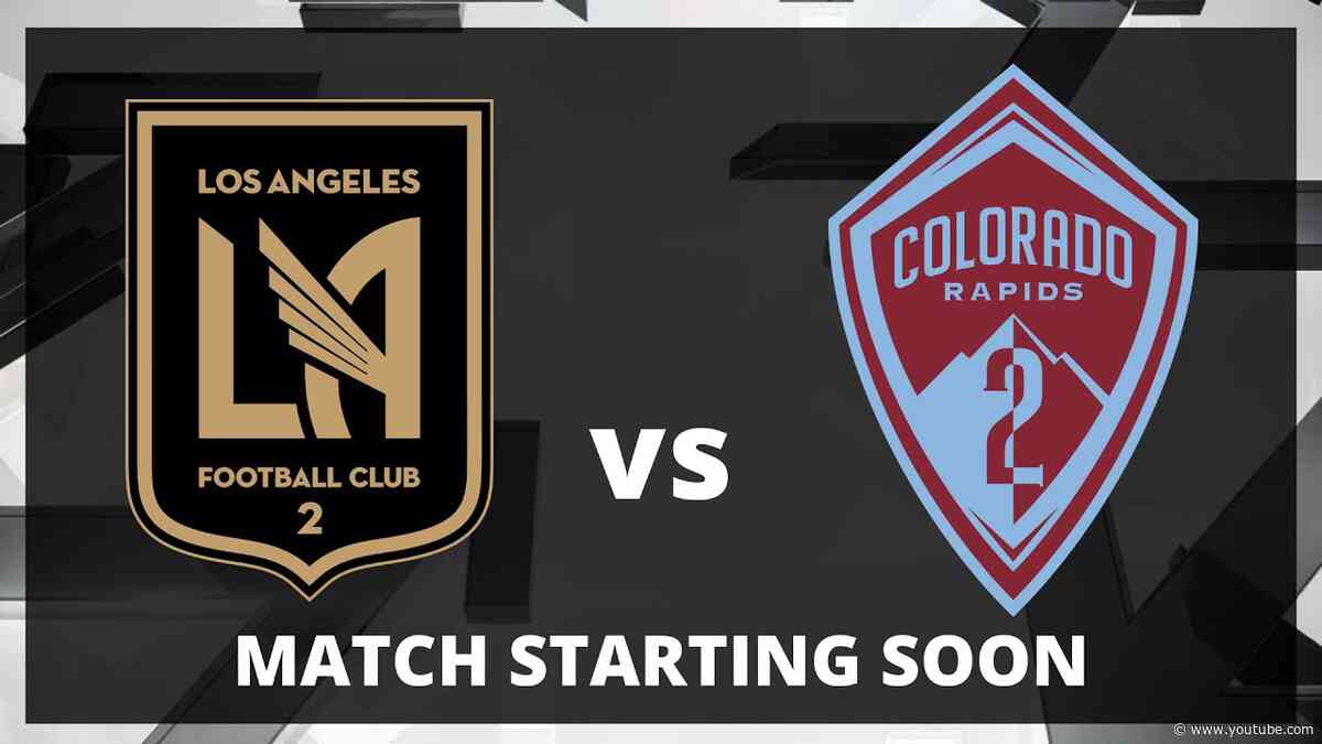 MLS NEXT PRO: Los Angeles Football Club 2 vs Colorado Rapids 2 | May 4, 2025
