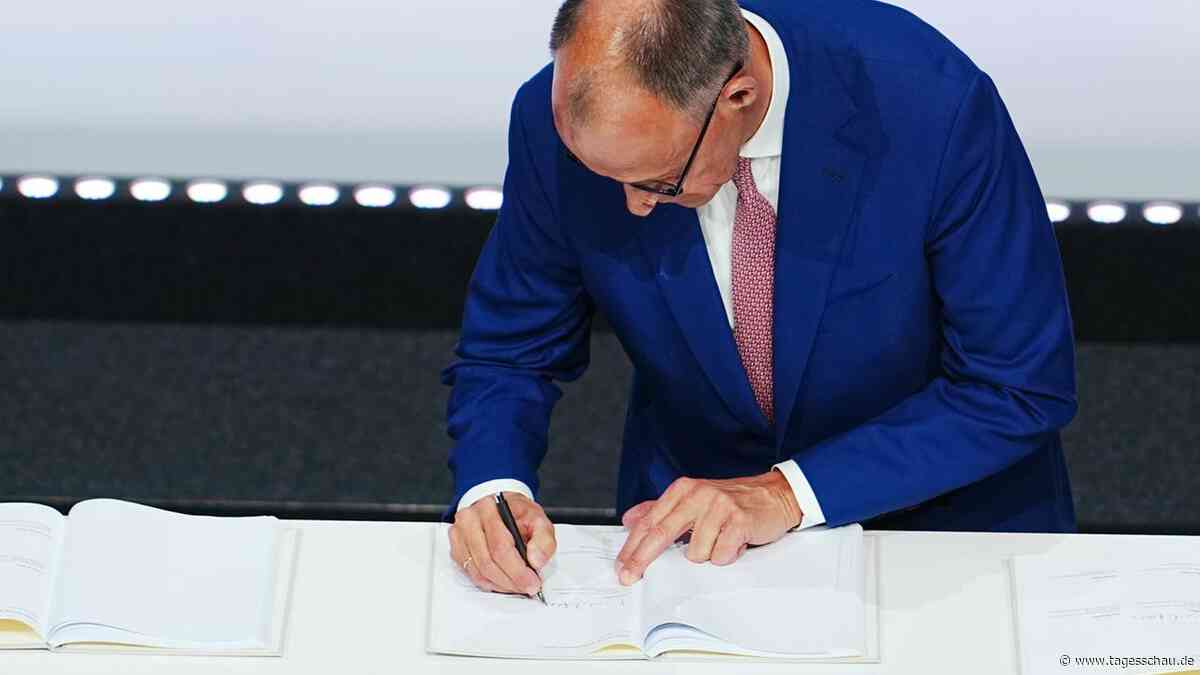 Liveblog zur Regierungsbildung: ++ Merz will Dinge "zum Guten zu wenden" ++
