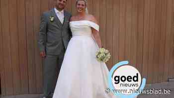 Pas getrouwd: Jordy en Jill in Hasselt