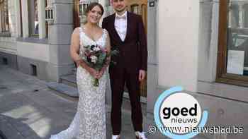 Pas getrouwd: Laurien en Alexander in Hasselt