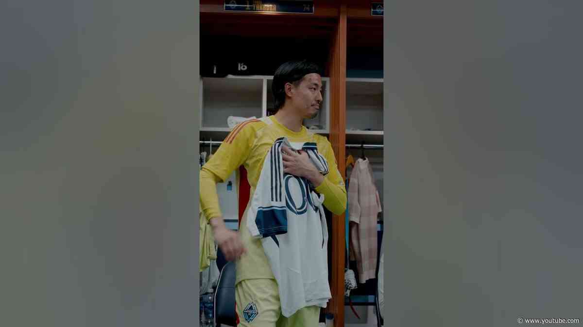 Yohei Takaoka officially joins the century club with the Blue & White. ✅ #shorts #vwfc