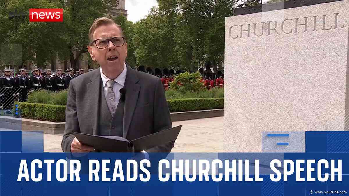 VE Day: Timothy Spall reads Winston Churchill's victory speech