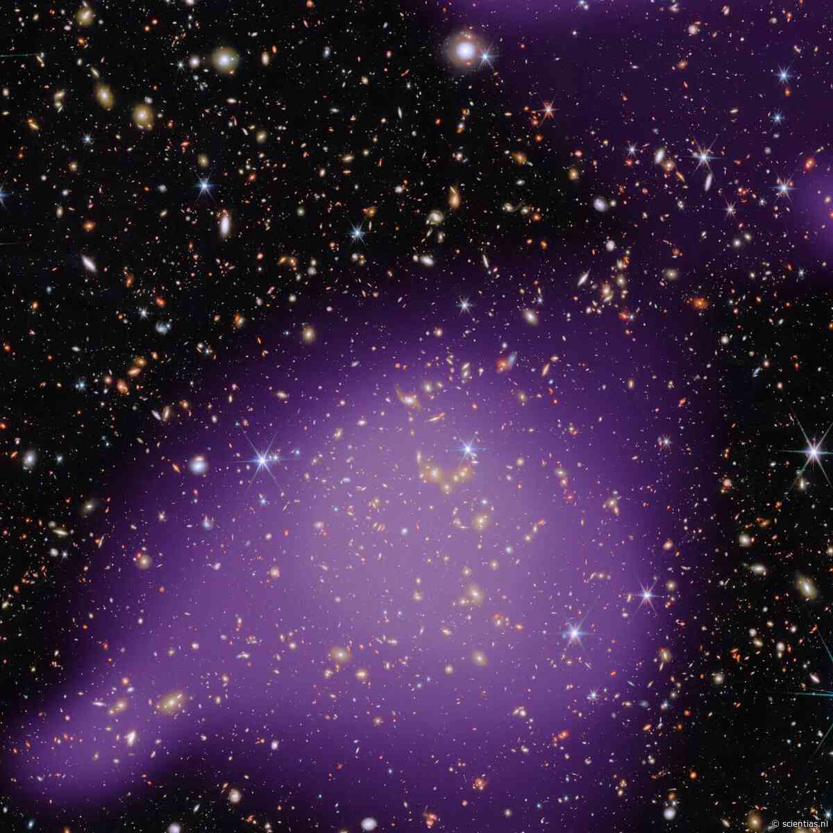 Een gouden cluster: JWST’s nieuwste blik op de COSMOS‑web velden