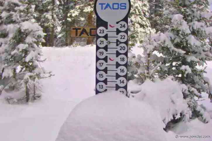 Deep Spring Snowfall Blankets New Mexico & Colorado Ski Resorts