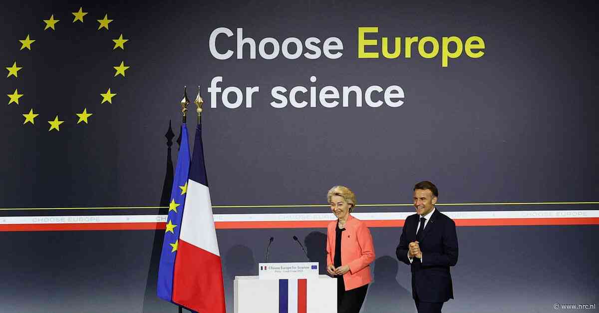 Kom naar Europa, zeggen Von der Leyen en Macron tegen wetenschappers. ‘Wie had gedacht dat een van de grootste democratieën ter wereld onderzoek zou schrappen?’