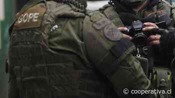 Operativo de Carabineros por posible hallazgo de granada en Providencia