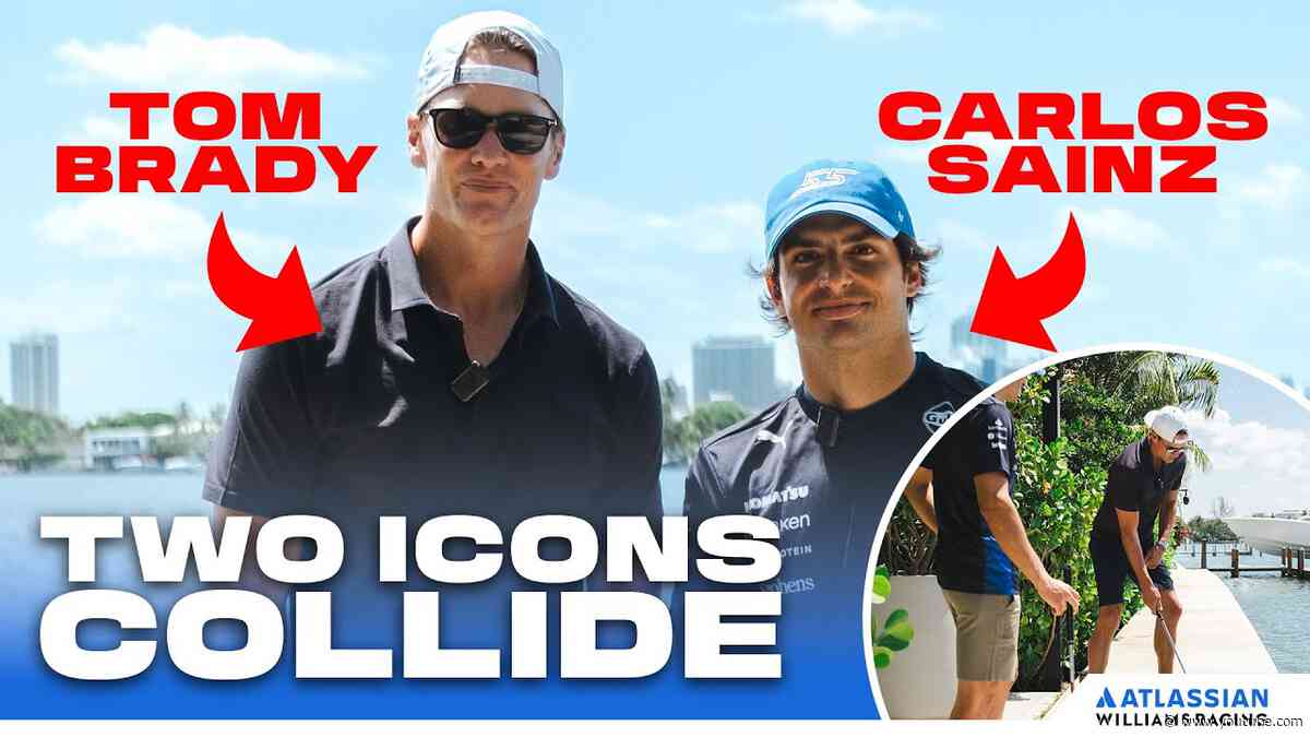 TWO ICONS COLLIDE! An UNFILTERED Conversation Between TOM BRADY & CARLOS SAINZ!