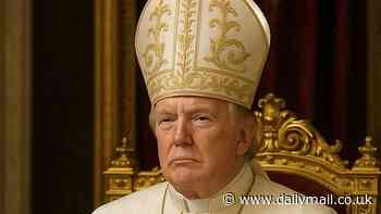 Trump teases Melania's true thoughts about the viral AI-generated meme of himself as pope