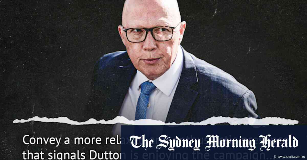 Pollsters’ leaked plea to Dutton as campaign faltered: ‘Lighten up, offer tax cuts’
