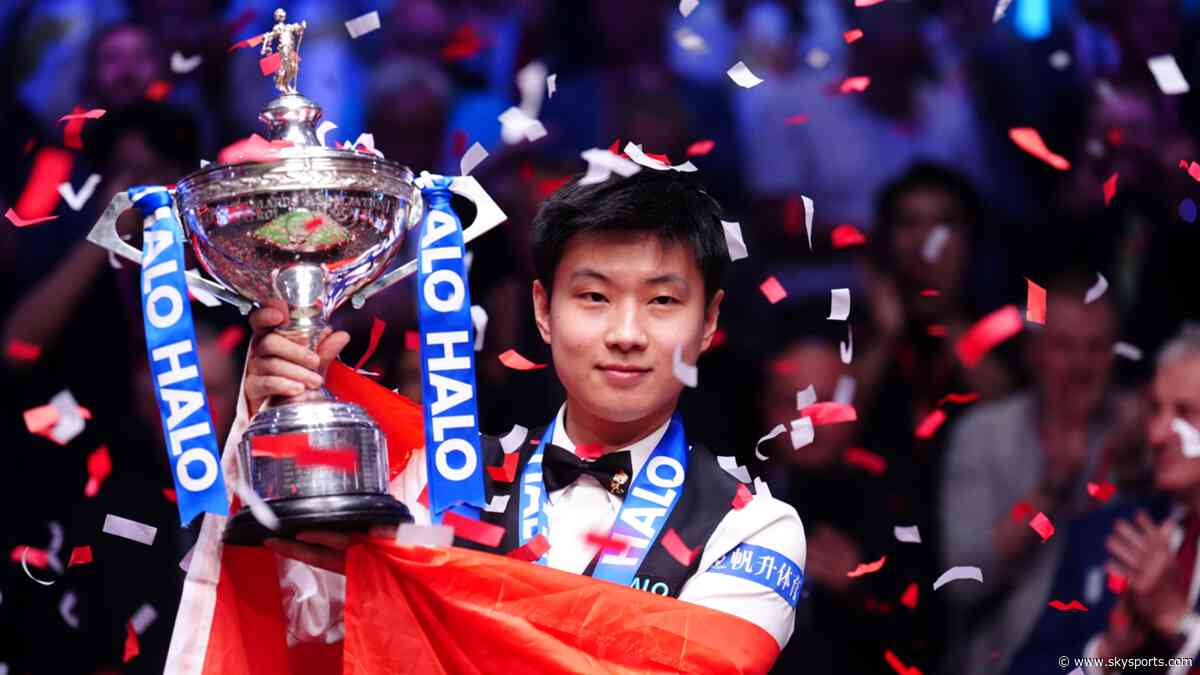 Zhao holds off Williams fightback for World Snooker crown