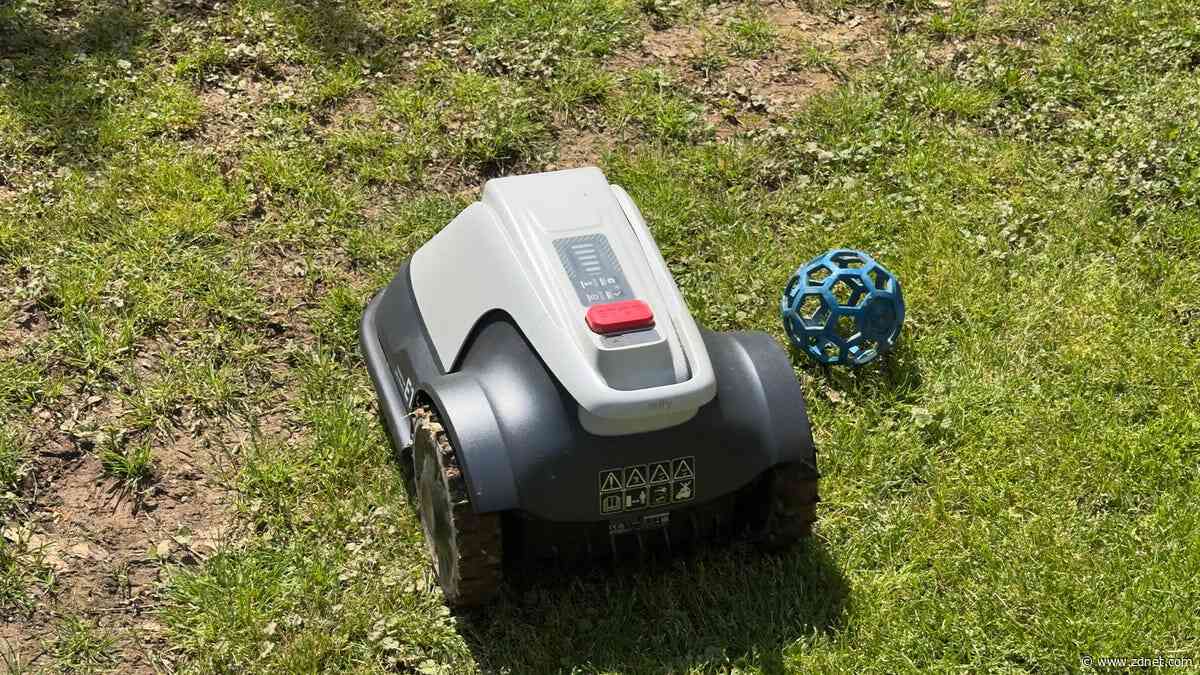 This robot mower has no boundary wire or antenna - here's how it handled my yard