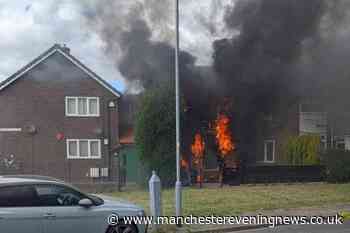 "I got out the shower and heard this huge bang... then I looked out and there was a wall of flames"