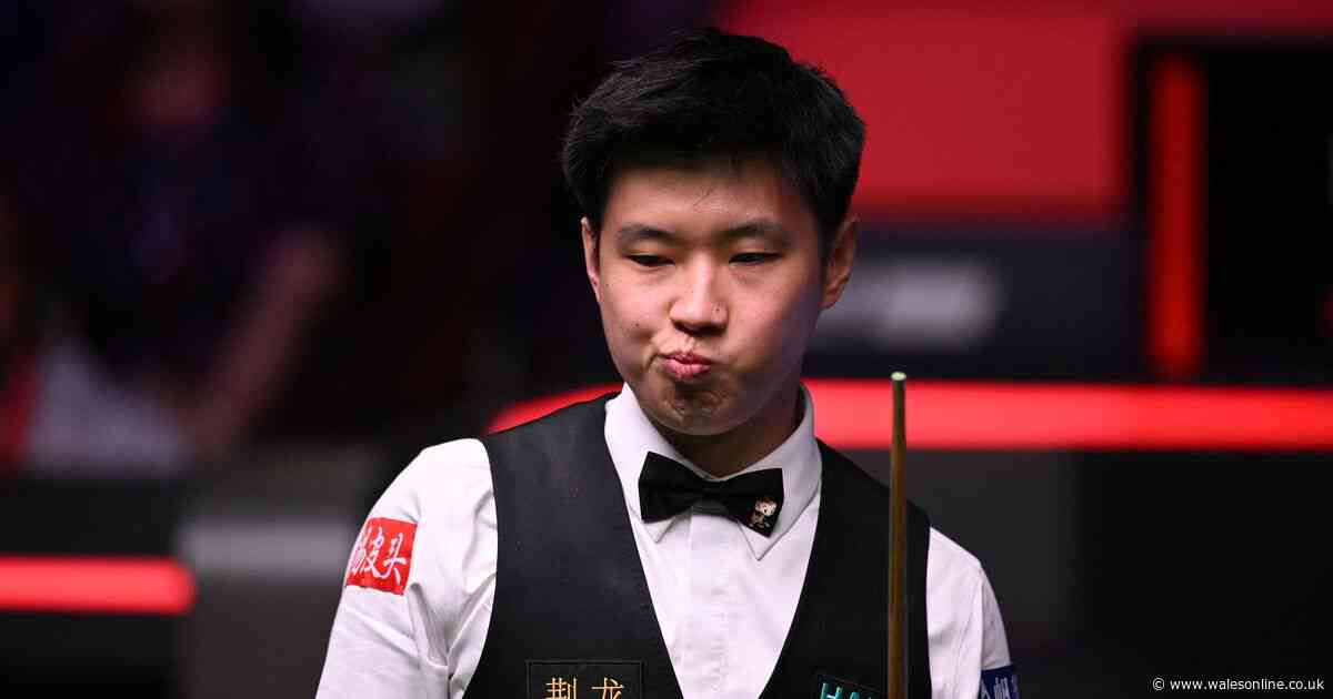 Scandal-hit Zhao Xintong has nearly half of £500k prize money taken from him