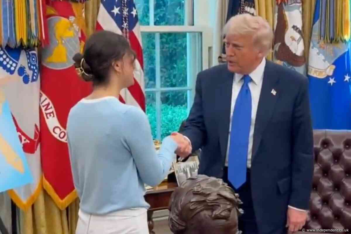 Trump meets with American ballerina who was held in Russian prison for 15 months