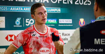 Axelsen gibt Auskunft über seine Rückenverletzung