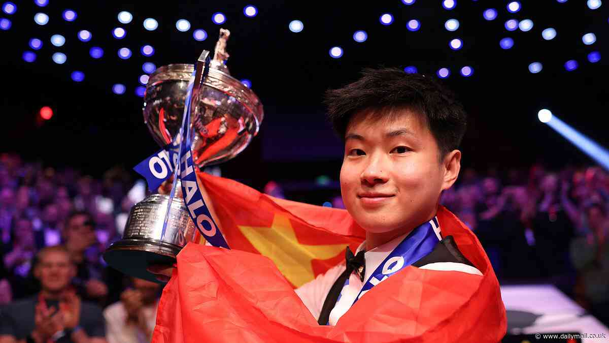 Zhao Xintong WINS the World Snooker Championship as he dominates Mark Williams 18-12 - but his recent match-fixing ban hangs over his title, writes DAVID COVERDALE