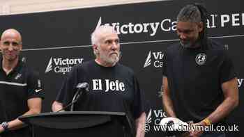 San Antonio Spurs legend Gregg Popovich sparks fears with first public appearance in six months