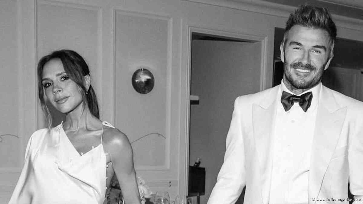 Victoria Beckham looks so youthful in £1,890 slinky bridal dress - after secret outfit change