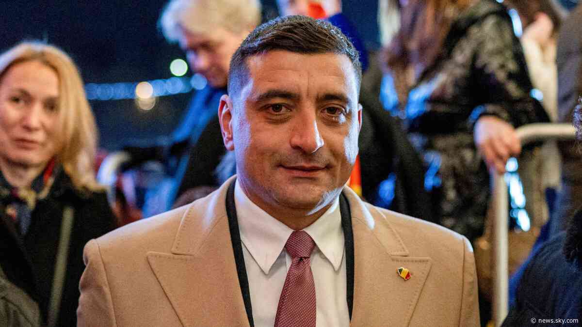Hard-right candidate secures decisive win in first round of Romania's presidential vote re-run