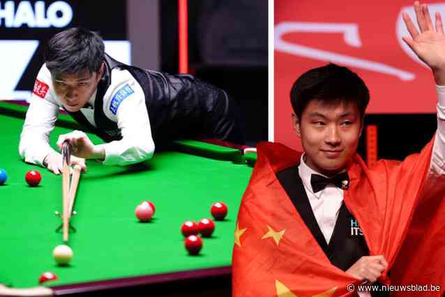 Chinees Zhao Xintong is eerste Aziatische wereldkampioen snooker na zege tegen 22 jaar oudere Mark Williams: “We hebben een nieuwe superster”