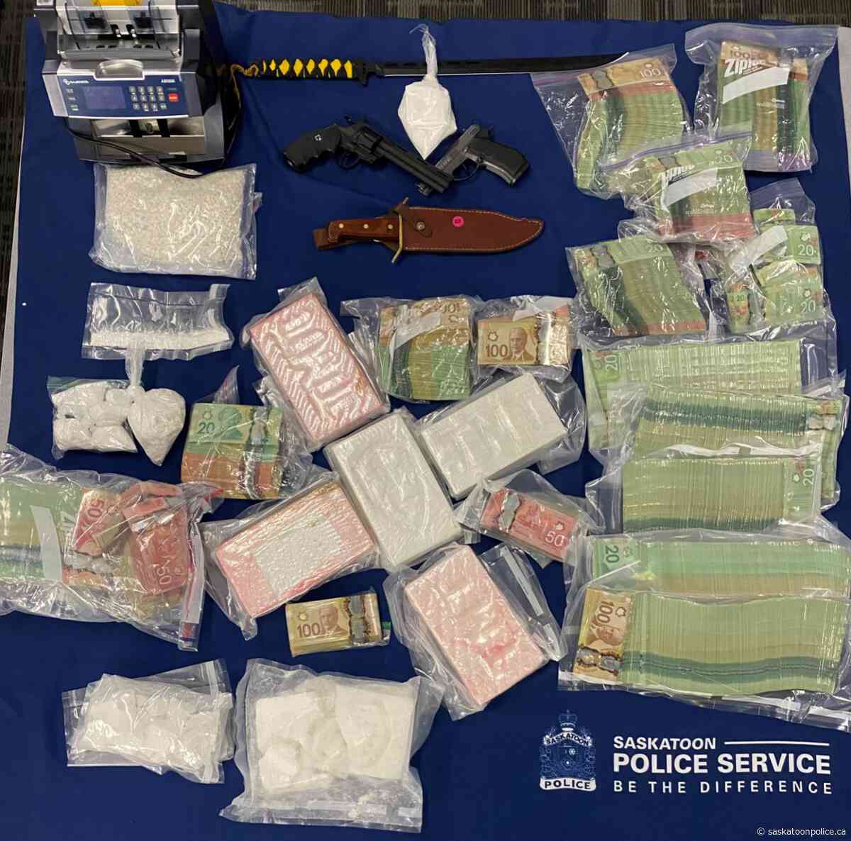 Arrests - Drug Trafficking Investigation - Drugs, Weapons, Cash Seized