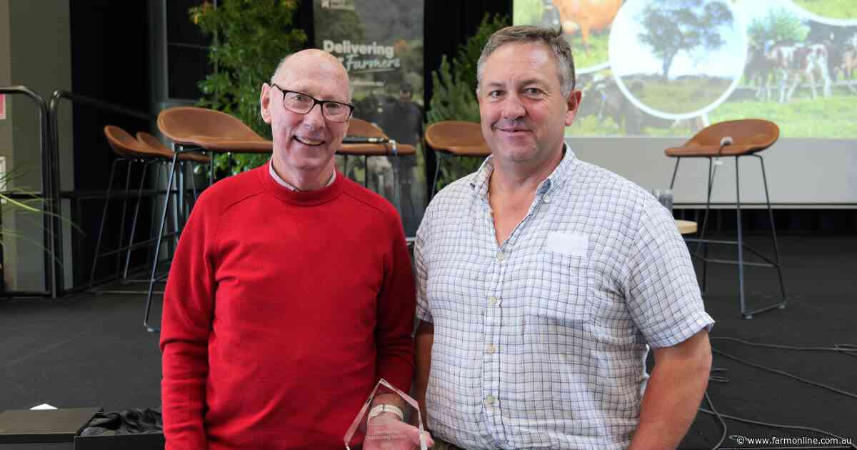 Mulvany honoured for outstanding service to dairy