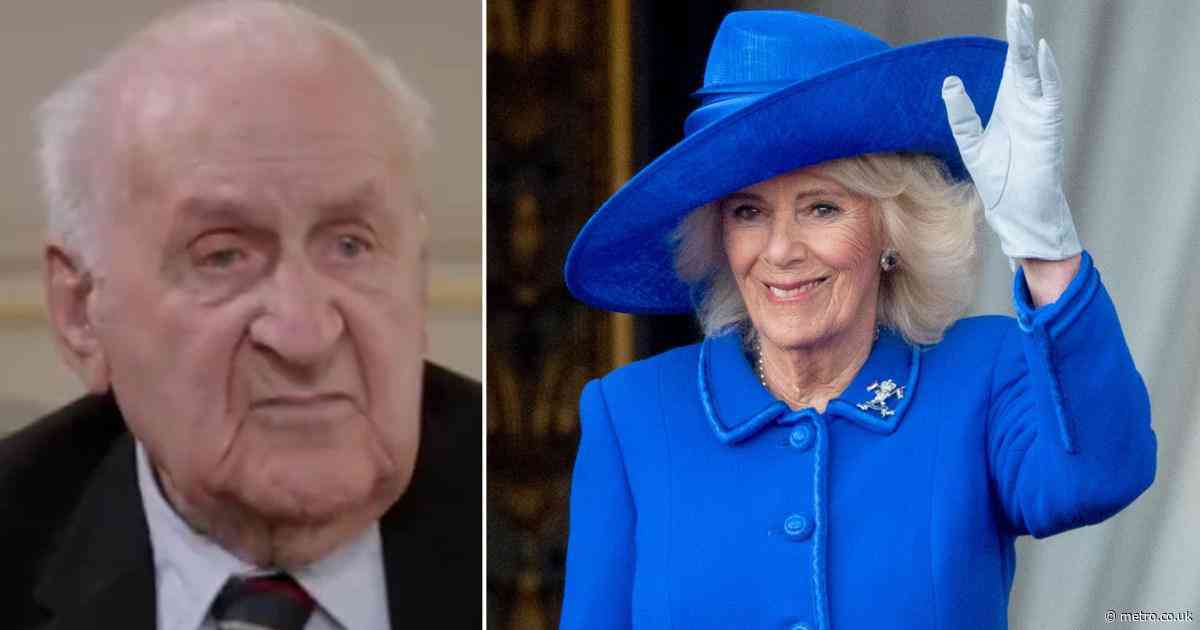Queen tells veteran how her ‘lucky’ dad survived being shot in face during war