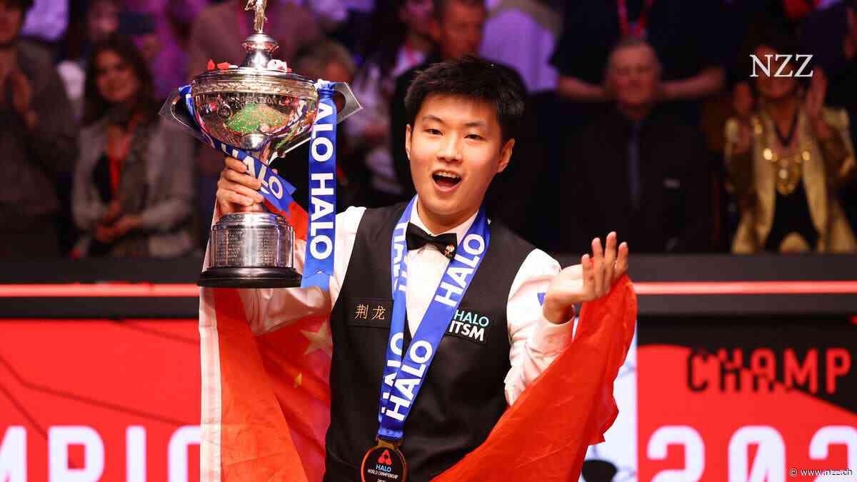Zhao Xintong gewinnt als erster Chinese die Snooker-Weltmeisterschaft